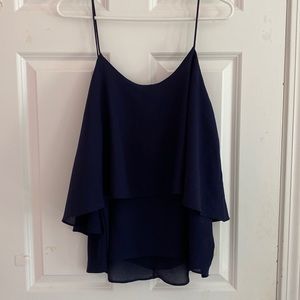 Paper Crane Navy Blue Top